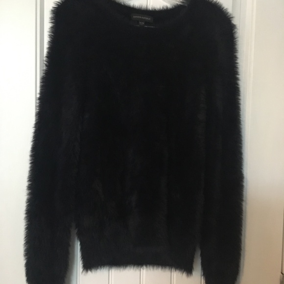 Banana Republic Eyelash Sweater midnight blue size medium excellent condition - Picture 7 of 9